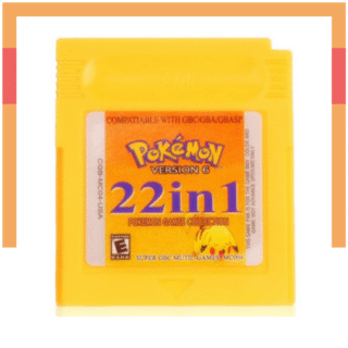 Cartucho de Juegos 22 en 1 Pokemon, Megaman para Gameboy Color