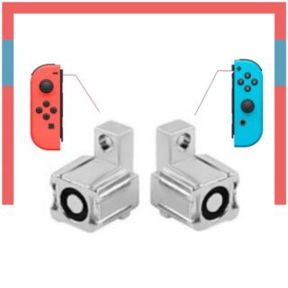 x2 Hebilla Metálica Bloqueo para Nintendo Switch Joycon