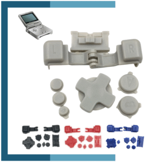 Set Botones Cruceta Gatillos para Gameboy Advance GBA SP