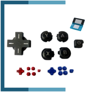 Set Botones Cruceta Botón A B X Y para Nintendo 3DS old