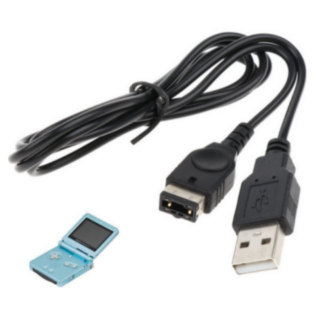 Cable de Carga USB para Nintendo Game Boy Advance SP y NDS