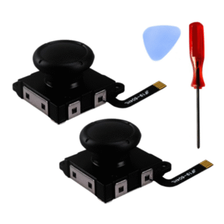 x2 Análogo Electromagnético de efecto Hall antidrift + Herramientas para Joycon Nintendo Switch / Lite / Oled