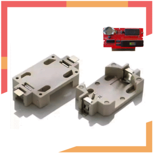 Soporte Caja Batería Cr 2025 2032 para Cartuchos SNES NES