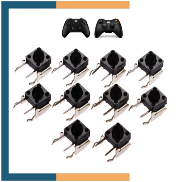 Botón Pulsador Gatillo LR para Control Xbox 360 / Xbox One / Nintendo Gameboy Advance GBA