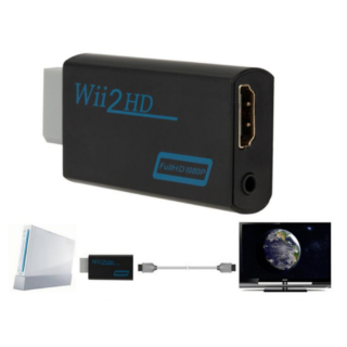 Adaptador Wii A Hdmi v2 Video Convertidor TV HDMI para Nintendo Wii