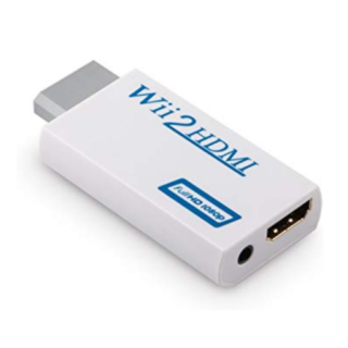 Adaptador Wii A Hdmi v2 Video Convertidor TV HDMI para Nintendo Wii
