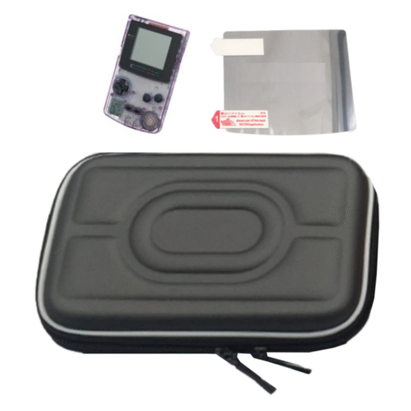 Estuche de cremallera + Protector de Pantalla para Gameboy Color GBC