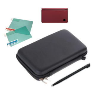 Estuche de cremallera + Protector de Pantalla + Lapiz para Nintendo Dsi Xl