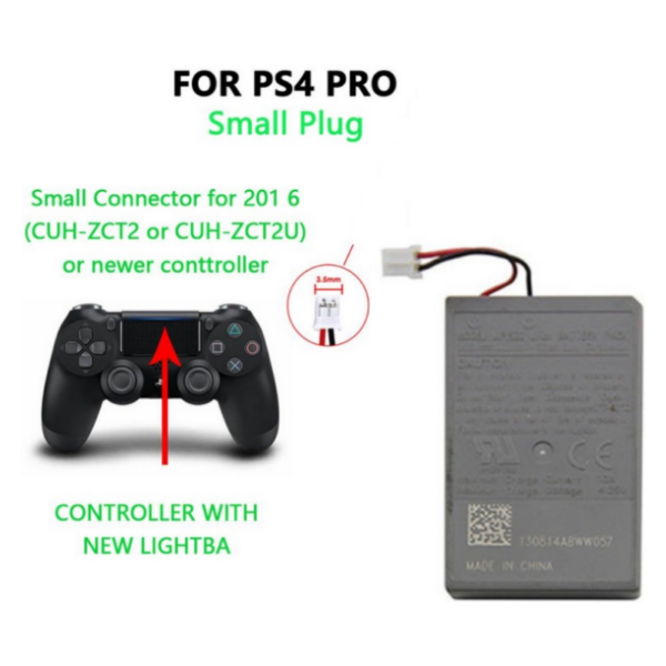 Pila Batería Battery 1000mah Litio para Sony PS4 Slim Fat 001 010 020 030 040 050 055 - Imagen 3
