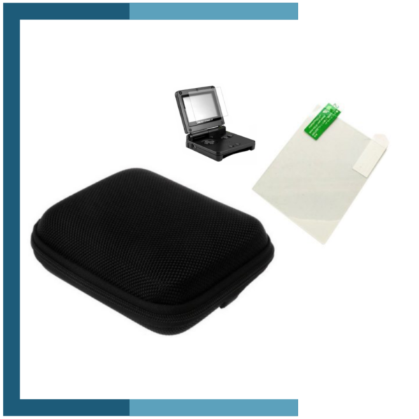 Estuche + Protector de Pantalla para Gameboy Advance GBA SP