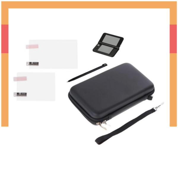 Estuche de cremallera + Protector de Pantalla + Lapiz para Nintendo 3DS XL