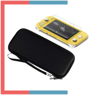 Estuche Rígido + Vidrio Templado para Nintendo Switch Lite