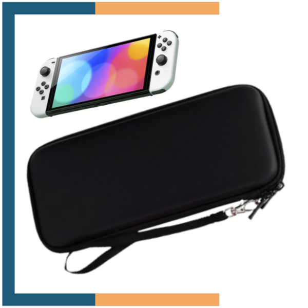 Vidrio Templado + Estuche Rigido para Nintendo Switch Oled