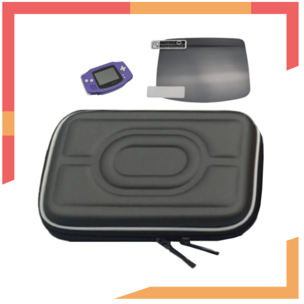 Estuche de cremallera + Protector de Pantalla para Gameboy Advance GBA