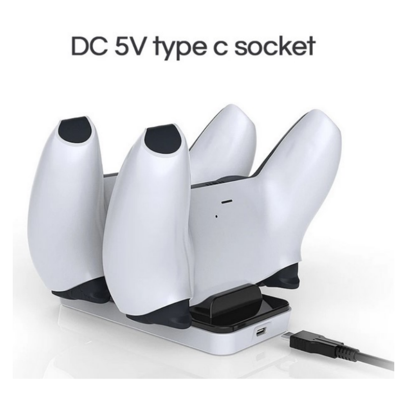 Soporte Base de Carga para 2 Controles Sony PS5 Dualsense - Imagen 4