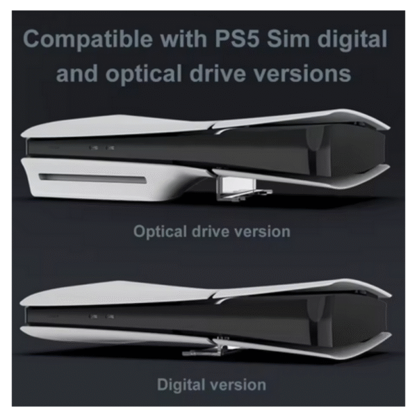 Soporte Horizontal Base Pata Plástica para Sony Ps5 Slim Versión Digital / Versión Con Lector de Discos - Imagen 7