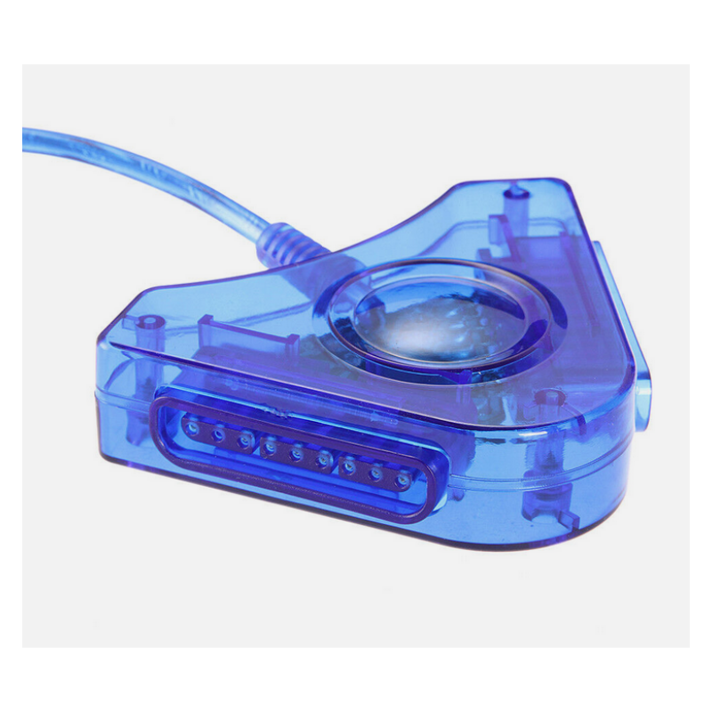 Cable Adaptador doble control PS2 a USB Compatible Sony PlayStation 2 DualShock 2 PS2 - Imagen 2