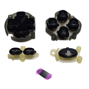 Set Botones Frontales Cruceta Silicona Conductora para Sony PS Vita Fat PSV serie 1000