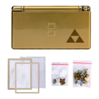 Carcasa Repuesto Housing Case Gold The Legend of Zelda para Nintendo DS Lite NDSL