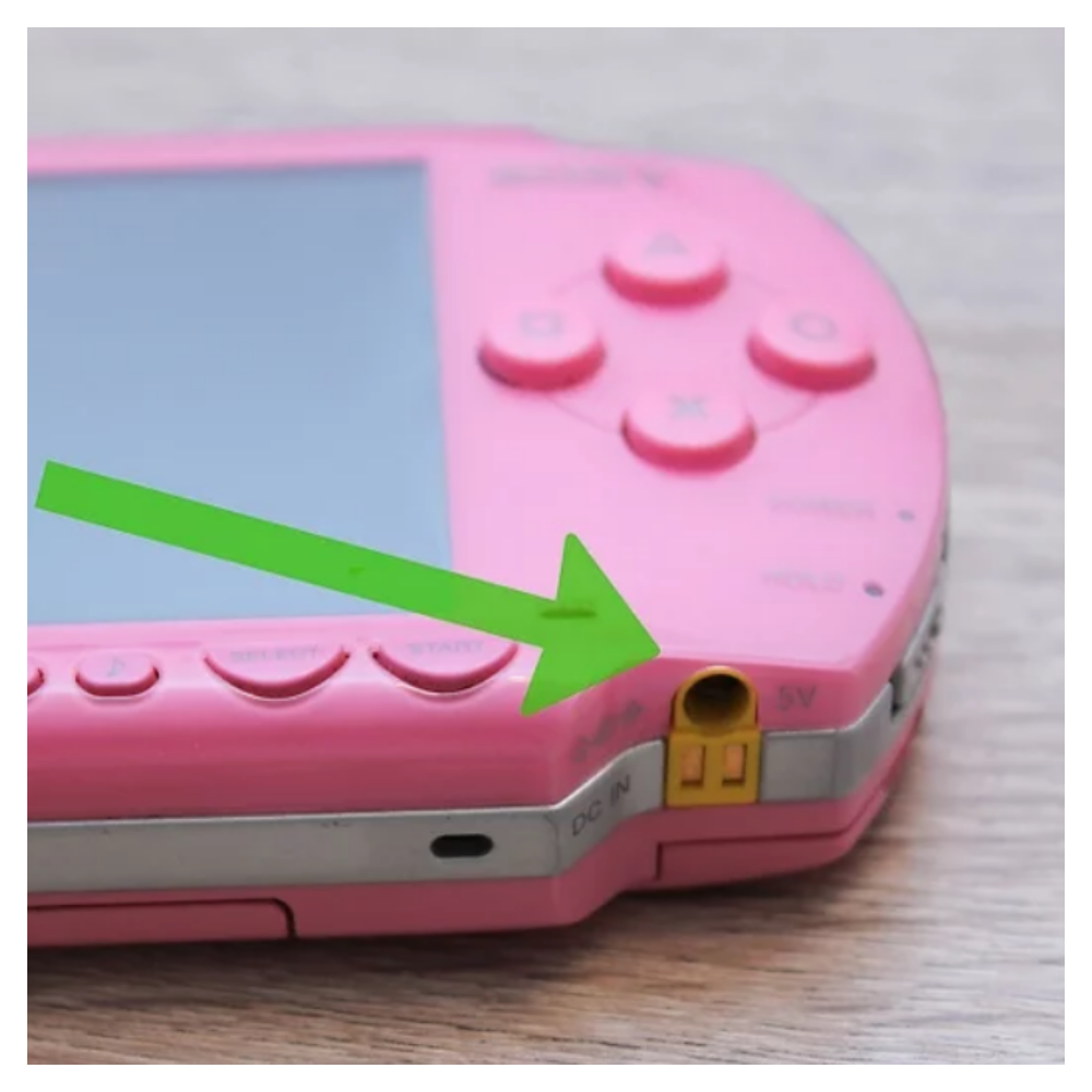 Puerto de Carga Pin Cable Slot Compatible con Sony PSP serie 1000 / 2000 / 3000 - Imagen 4
