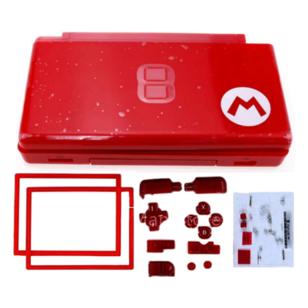 Carcasa Repuesto Housing Case Edición Super Mario para Nintendo DS Lite NDSL - Imagen 4