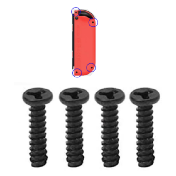 4x Tornillos Triwing de Repuesto Para Nintendo Switch Joycon  / Nintendo Switch Oled - Imagen 2