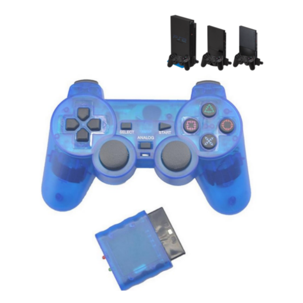 Control inalámbrico Mando Dualshock 2  Joystick para Sony Play Station 2 PS2 - Imagen 5