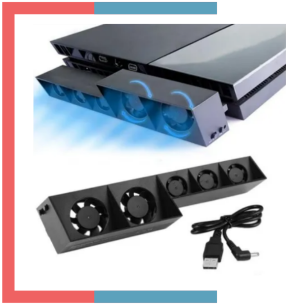 Ventilador Cooler Refrigeración Soporte para Sony PS4 Fat