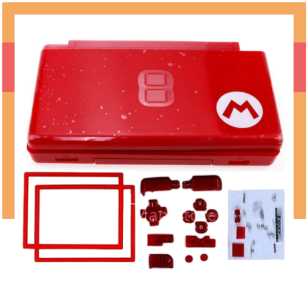 Carcasa Repuesto Housing Case Edición Super Mario para Nintendo DS Lite NDSL