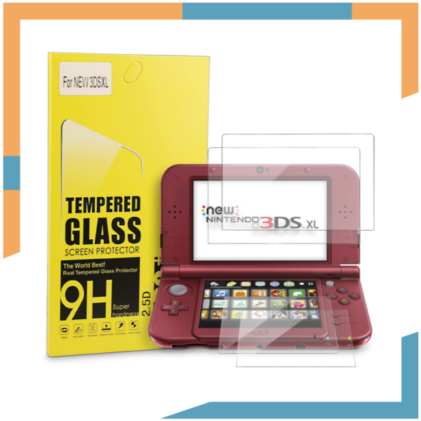 Set Vidrio Templado Protector de Pantalla Protector Antirayones para Nintendo 3DS XL Old / Nintendo New 3ds XL