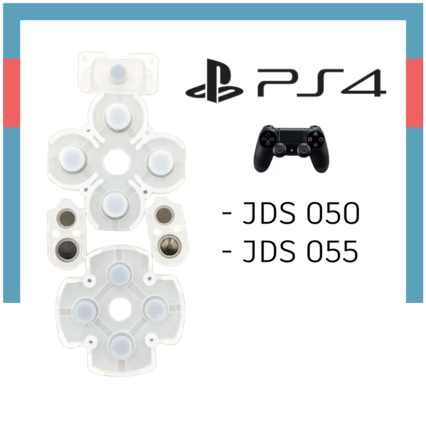 Membranas Silicona Conductora Botones para Control Play Station 4 Ps4 DualShock 4 - Imagen 4