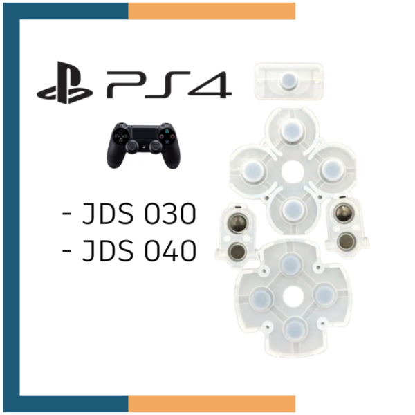 Membranas Silicona Conductora Botones para Control Play Station 4 Ps4 DualShock 4 - Imagen 3