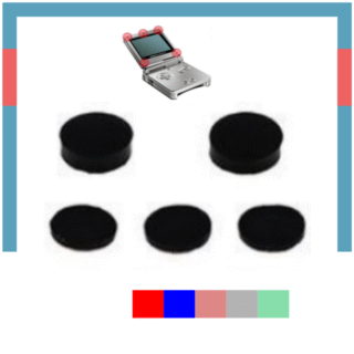 x5 Tapón de Tornillos Para Nintendo Gameboy Advance GBA SP