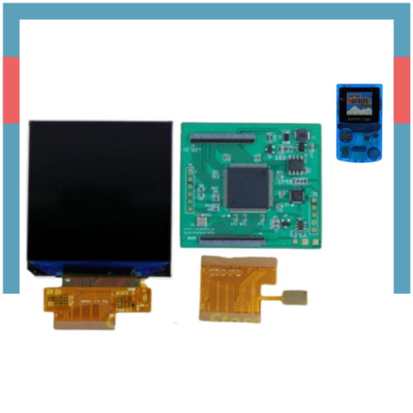 Pantalla Screen Mod Ips V3 Retroiluminada para Nintendo Gameboy Color GBC