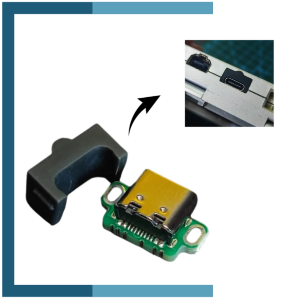 Mod Modding Puerto de Carga Usb tipo C para Gameboy Advance SP GBA