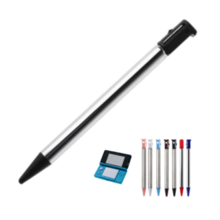 Lápiz Óptico Táctil Stylus Metálico Extensible para Nintendo 3ds Old (Pequeña)
