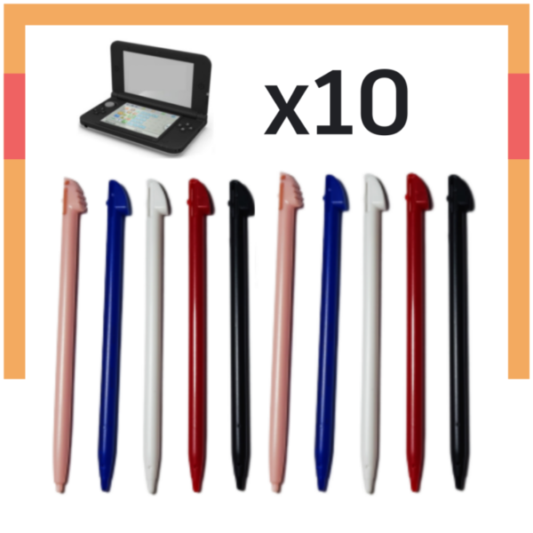 10x Lápiz Óptico Táctil Stylus Plástico para Nintendo 3ds XL Old