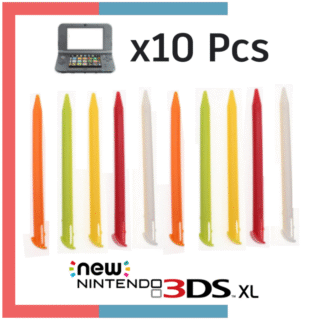x10 Lápiz Óptico Táctil Stylus Plástico para Nintendo New 3ds XL