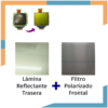 Set Filtro Polarizado + Lámina Reflectante Para GameBoy clásico DMG / Gameboy Pocket GBP