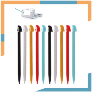 x10 Lápiz Óptico Táctil Stylus Plástico para Nintendo WiiU Wii u Pad