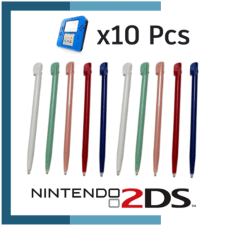 x10 Lápiz Óptico Táctil Stylus Plástico para Nintendo 2Ds Old (Rígida)