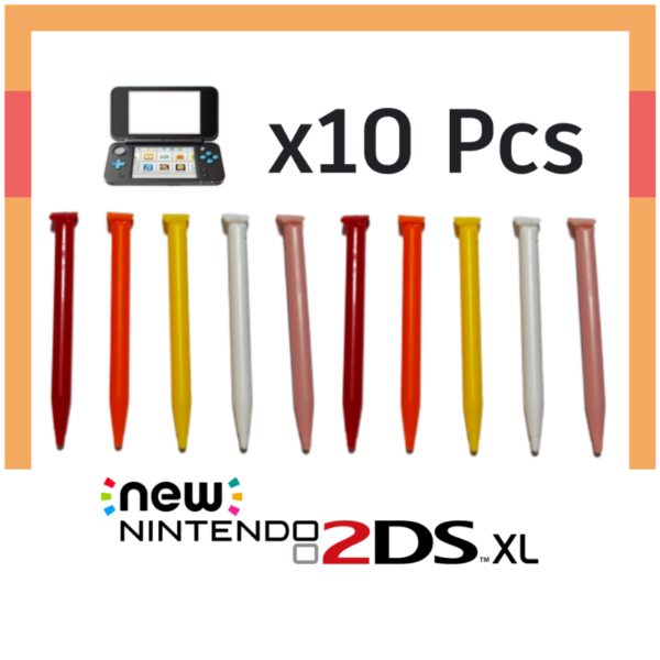 x10 Lápiz Óptico Táctil Stylus Plástico para Nintendo New 2Ds XL