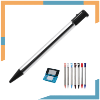 Lápiz Óptico Táctil Stylus Metálico Extensible para Nintendo 3ds Old (Pequeña)