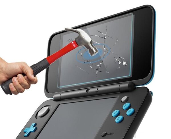 Vidrio Templado Protector Compatible Con Nintendo New 2DS XL - Imagen 3