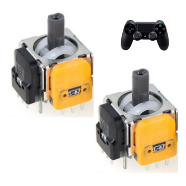 x2 Análogo Electromagnético de efecto Hall antidrift para Sony Ps4 Dualshock 4