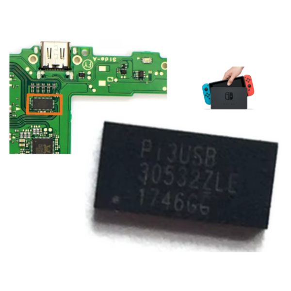 Microcontrolador PI3USB Chip De Audio Video Ic Para Nintendo Switch