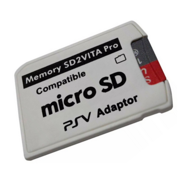 Adaptador MicroSD SD2Vita v5 Compatible con Sony PsVita Vita Fat modelo 100X / Slim modelo 200X