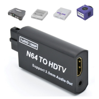 Adaptador HDMI para Nintendo 64, Super Nintendo y GameCube