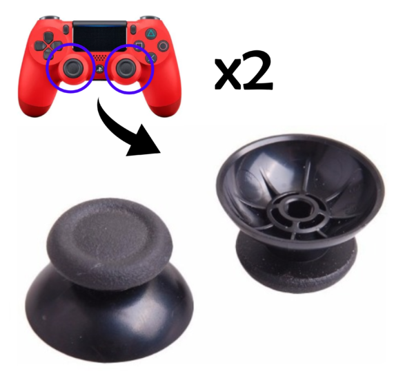 2x Capucha Capuchón Joystick Stick Palanca para Sony Ps4 Dualshock 4 - Imagen 2