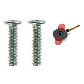 2x Set Tornillos para Fijar Análogo Joystick Para Nintendo 3ds / 2ds / 3ds XL / New 3ds / New 3ds xl / New 2DS XL / 3ds